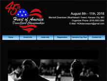 Tablet Screenshot of hoadancesport.com